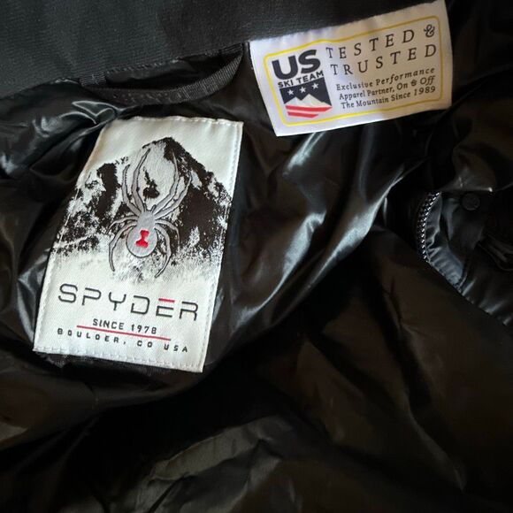 Spyder Men's Glissade Hybrid Insulated Snow Ski Winter Jacket size xxl black puf - Picture 7 of 10